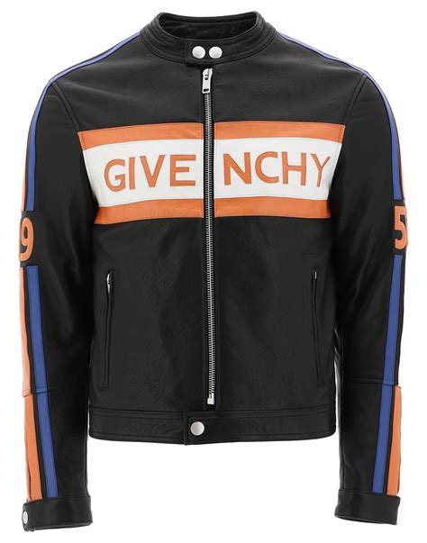 givenchy monogram biker men|Shop Givenchy Leather Biker Logo Jacket .